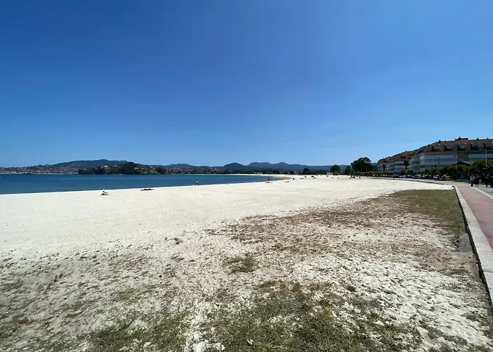 Baiona, Playa Santa Marta, Piscina
